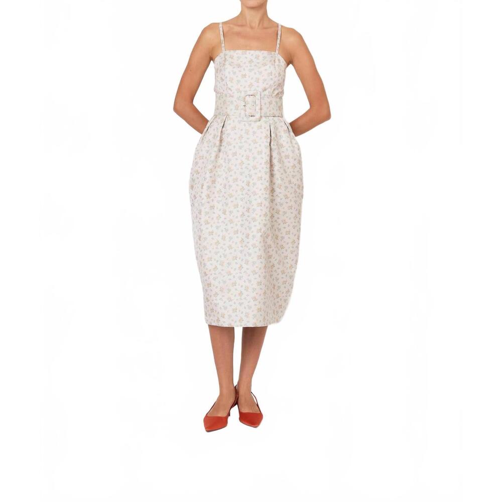 NEW ROSIE ASSOULIN artichoke dress in clementine
